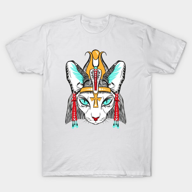 nefertiti queen cat T-Shirt by Marysha_art